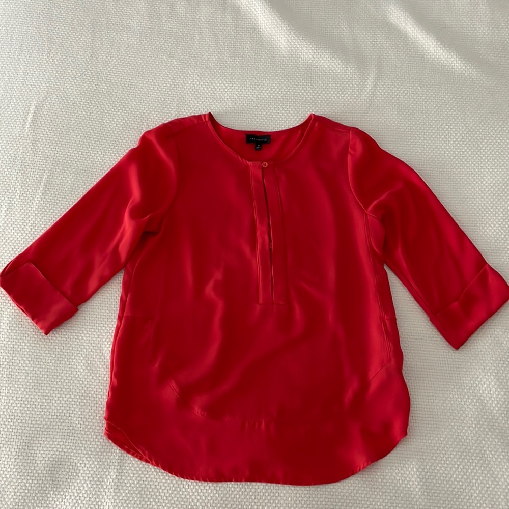 the Limited coral/orange blouse